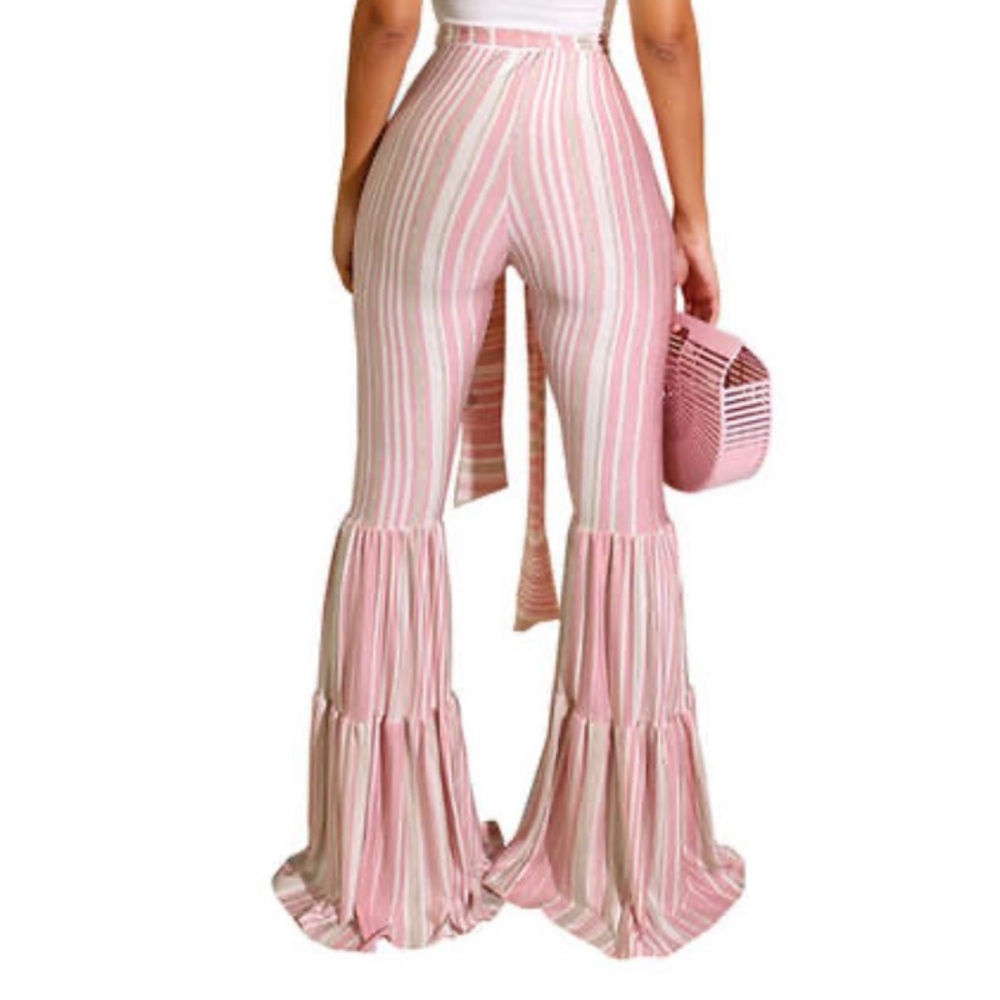 Belle bottom striped pants